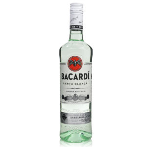 Bacardi White Rum 1 Litre 